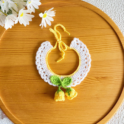 Mokka - Princess Style Flower decorated Pet Collar