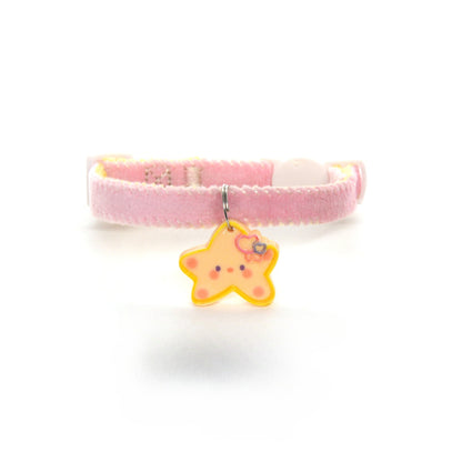 Mokka Simple Star Charm Collar laid flat with star charm centered on chain