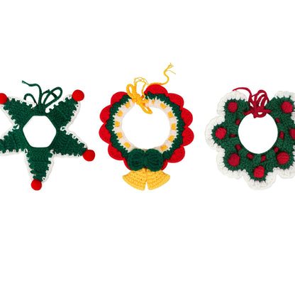 Mokka - Christmas Color-Block Crochet Cat Collar