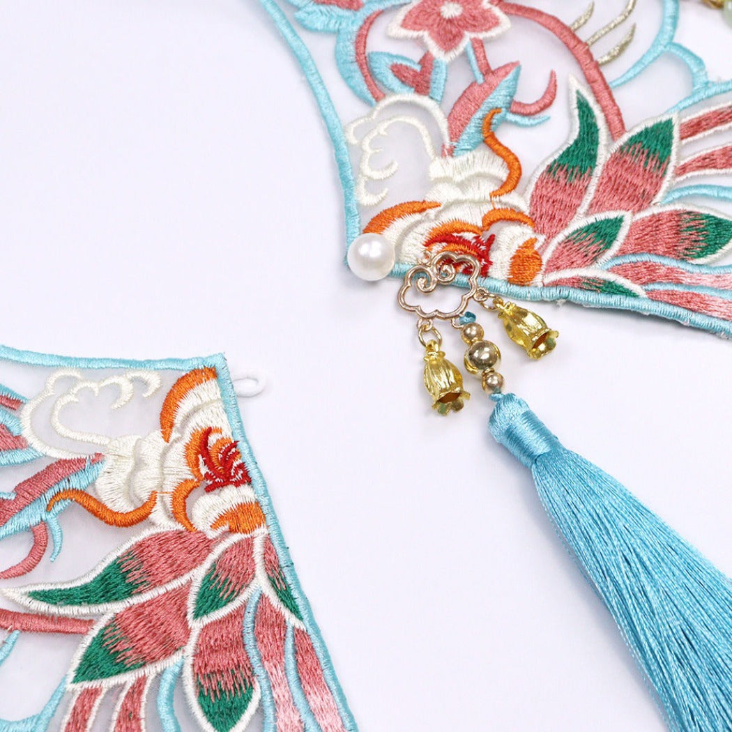 Mokka – Embroidered Royal Cat Collar Lotus Style