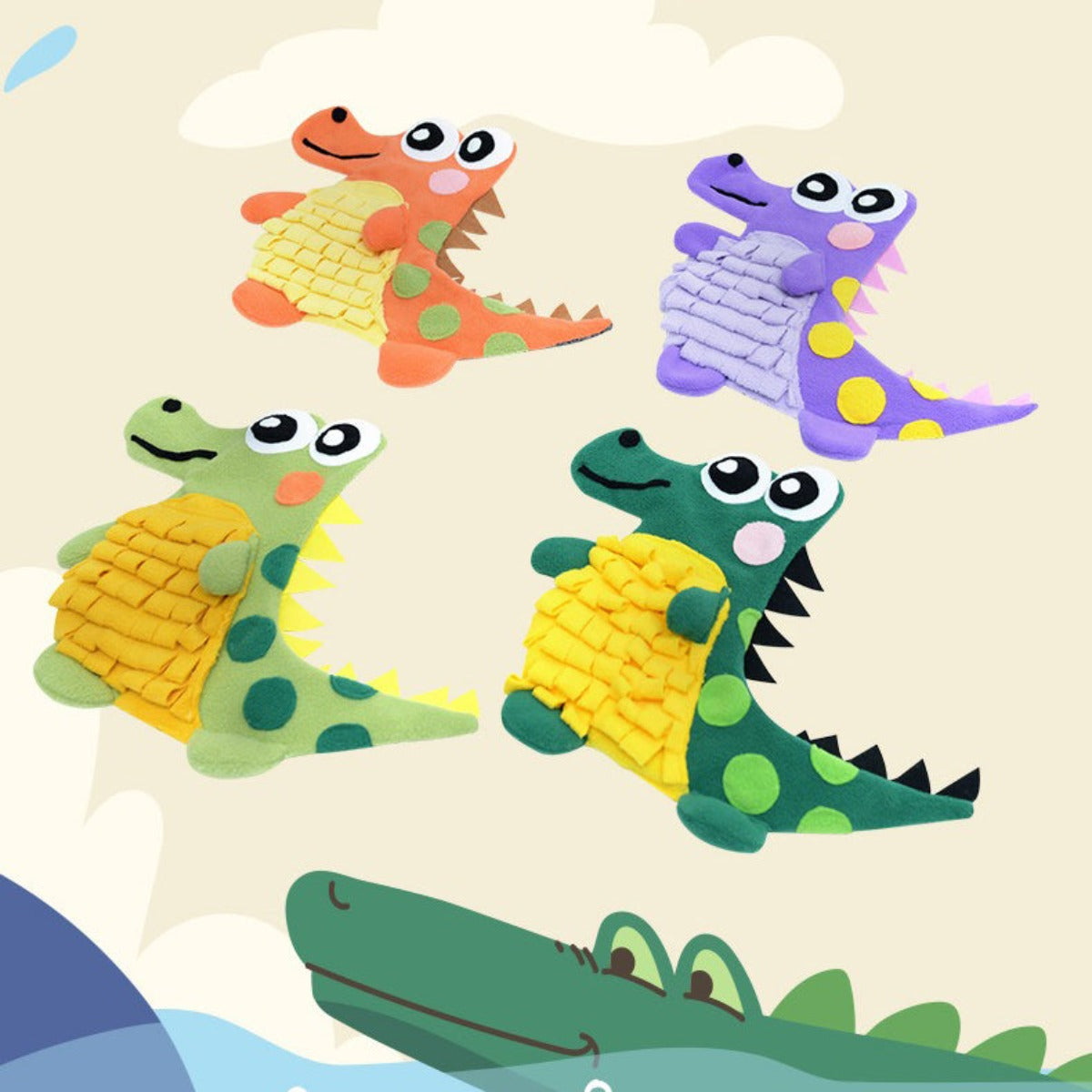 Snuffy – Crocodile Snuffle Toy