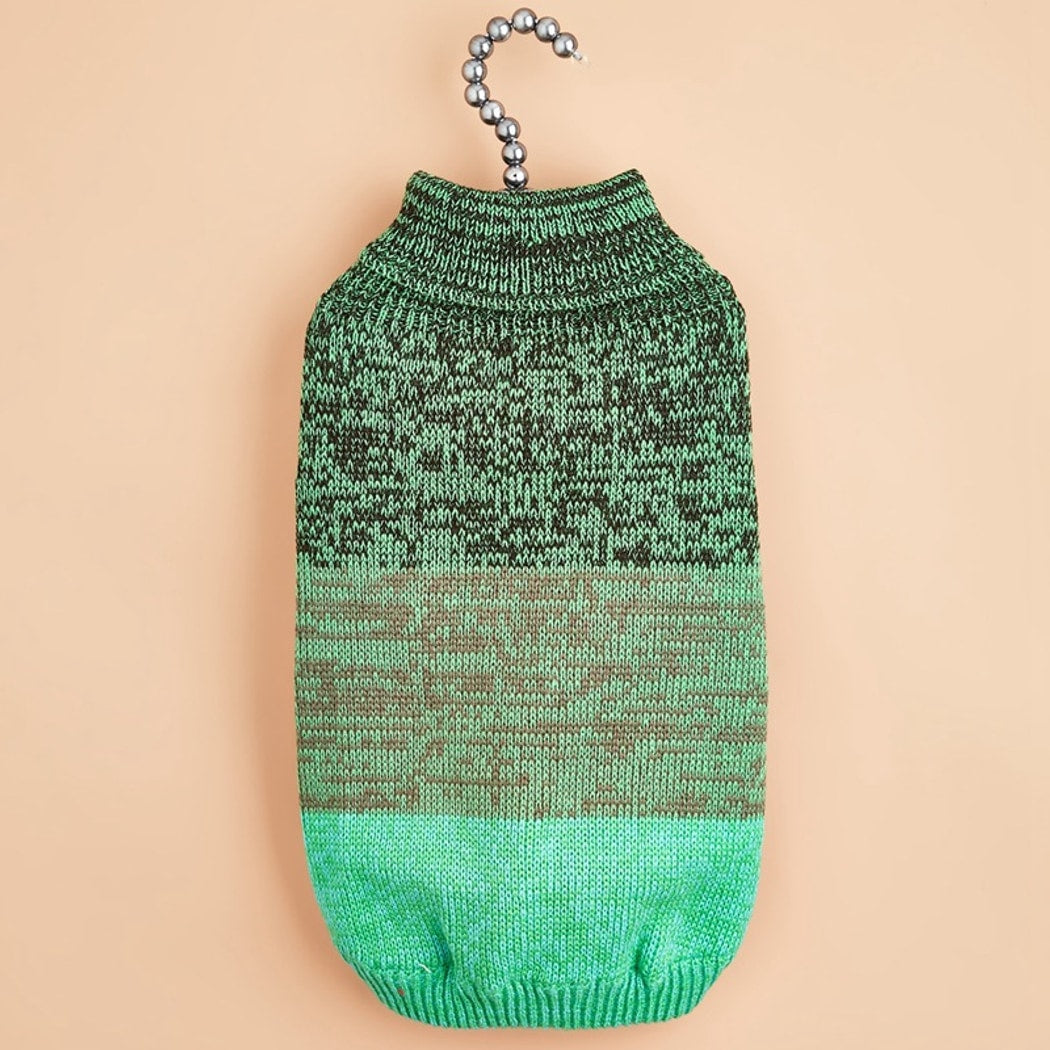 Ozzie - Striped Knit-Style Pet Pullover Dog Sweater