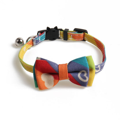 Mokka - Cute Pattern Bowknot Cat Collar