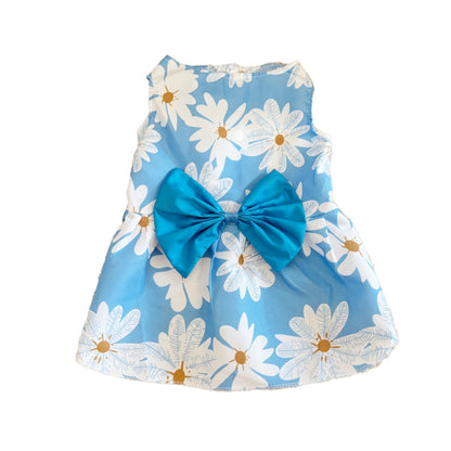 Ozzie - Floral Bow Dress for Dogs and Cats Dress