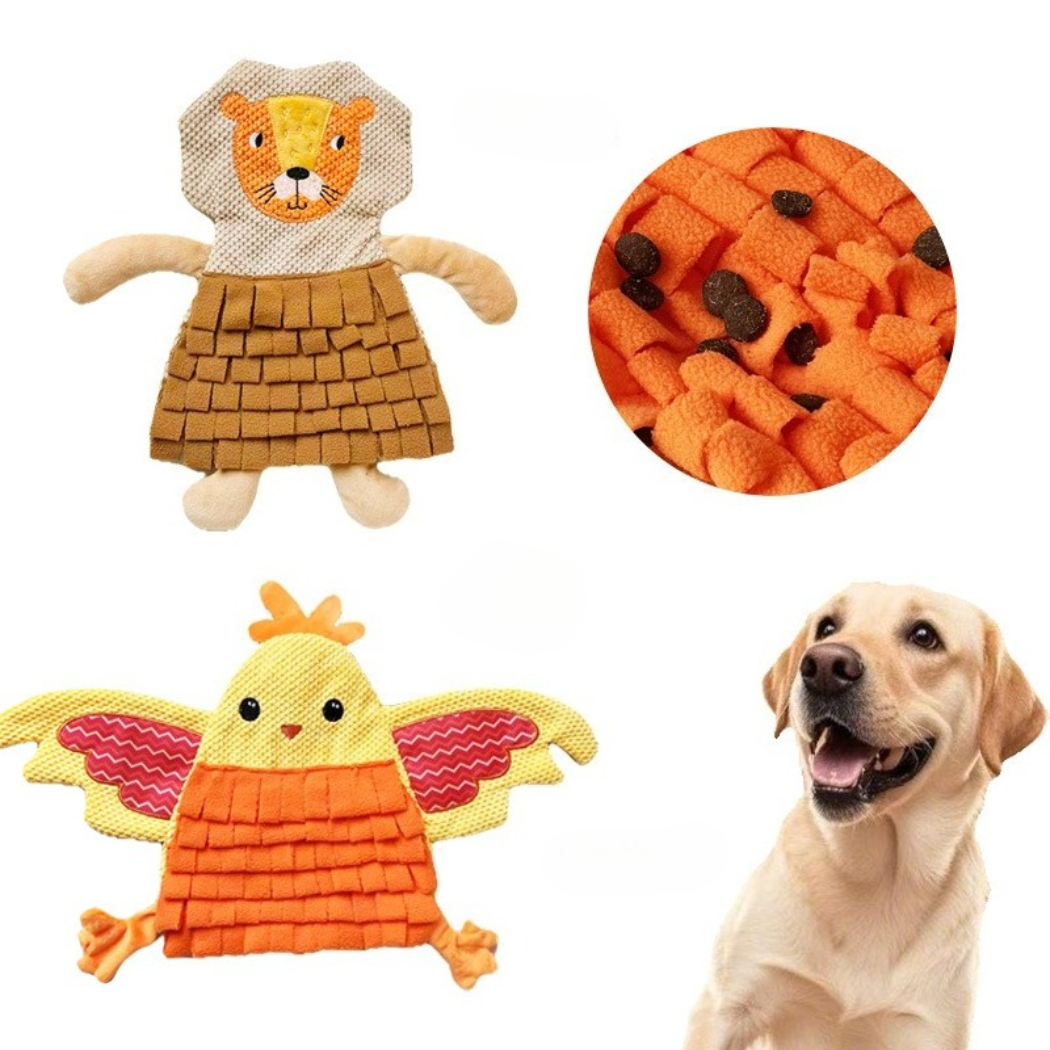 Petkin - Lion and Chicken Trear Dispensing Toy
