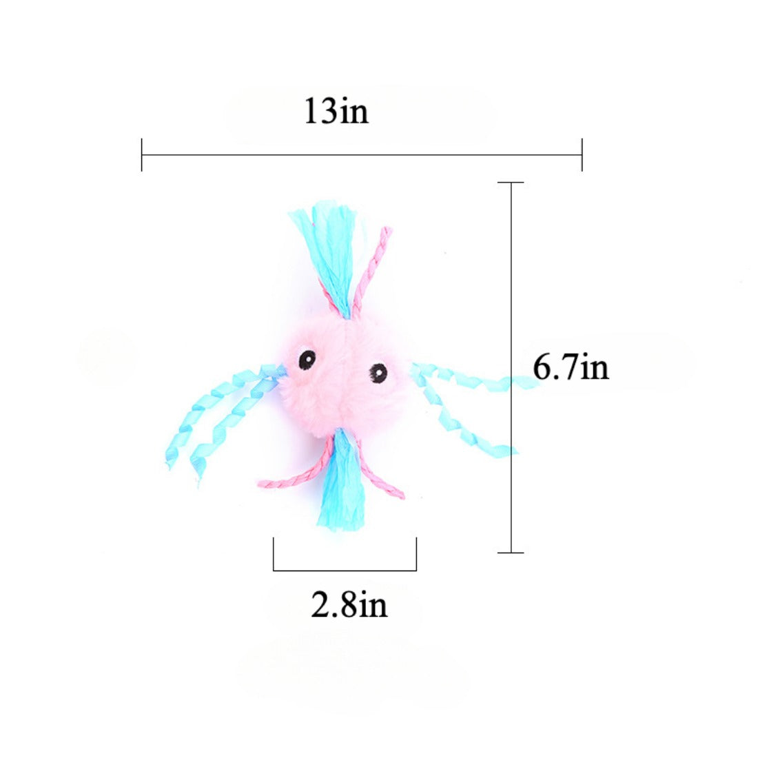 Moo - Colorful Octopus-Shaped Cat Toy