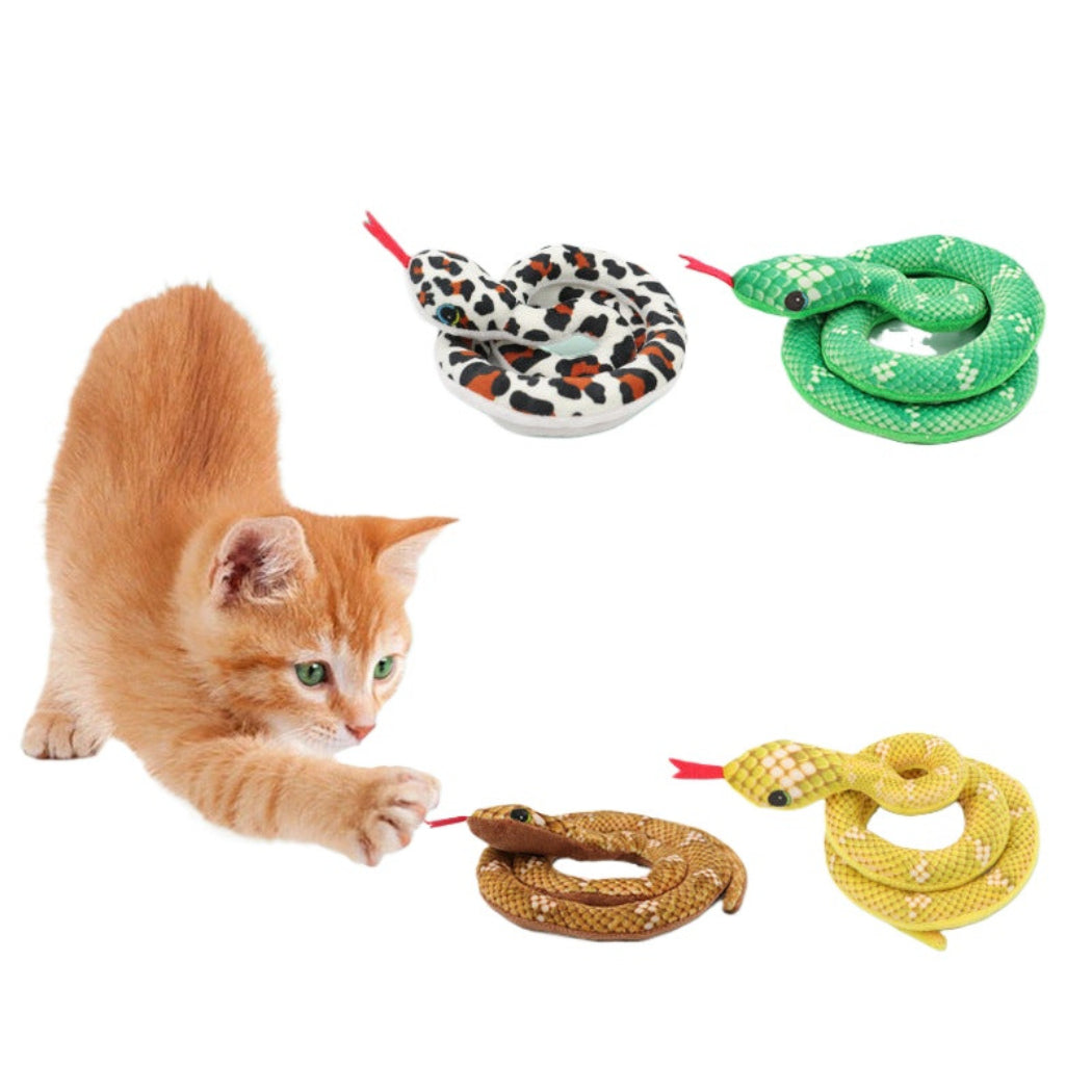 Moo - Coiled Snake with Catnip Cat Toy