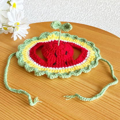 Mokka - Watermelon Style Pet Bib and Hat
