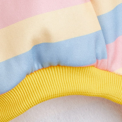 Ozzie - Casual Striped Pet Outfit Dog T-Shirt