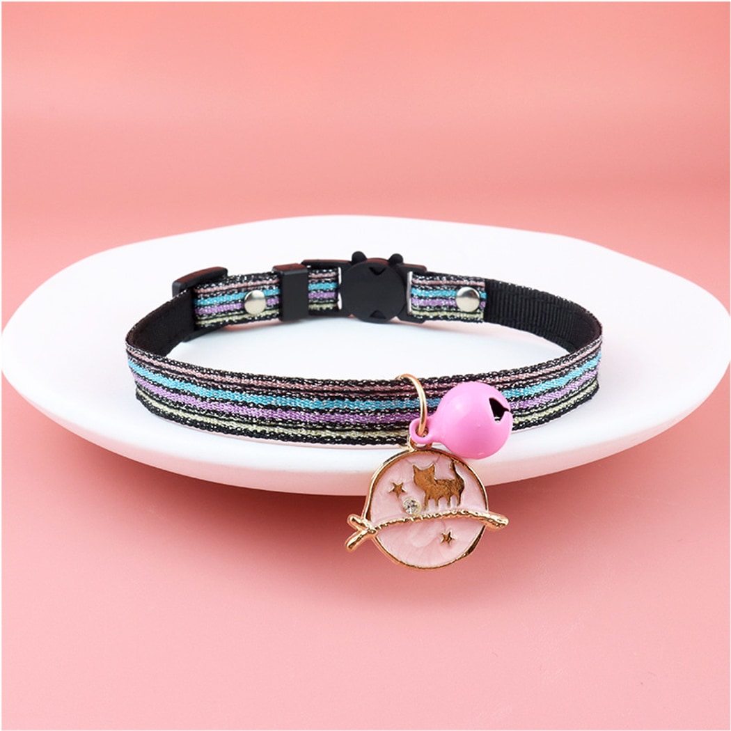Mokka - Modern Style Colorful Striped Cat Collar