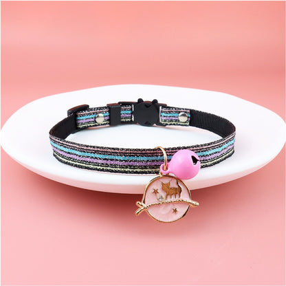 Mokka - Modern Style Colorful Striped Cat Collar