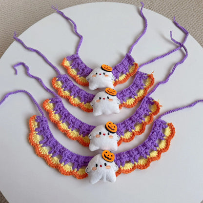 Mokka - Halloween Ghost Jack-o'-Lantern Cat Collar