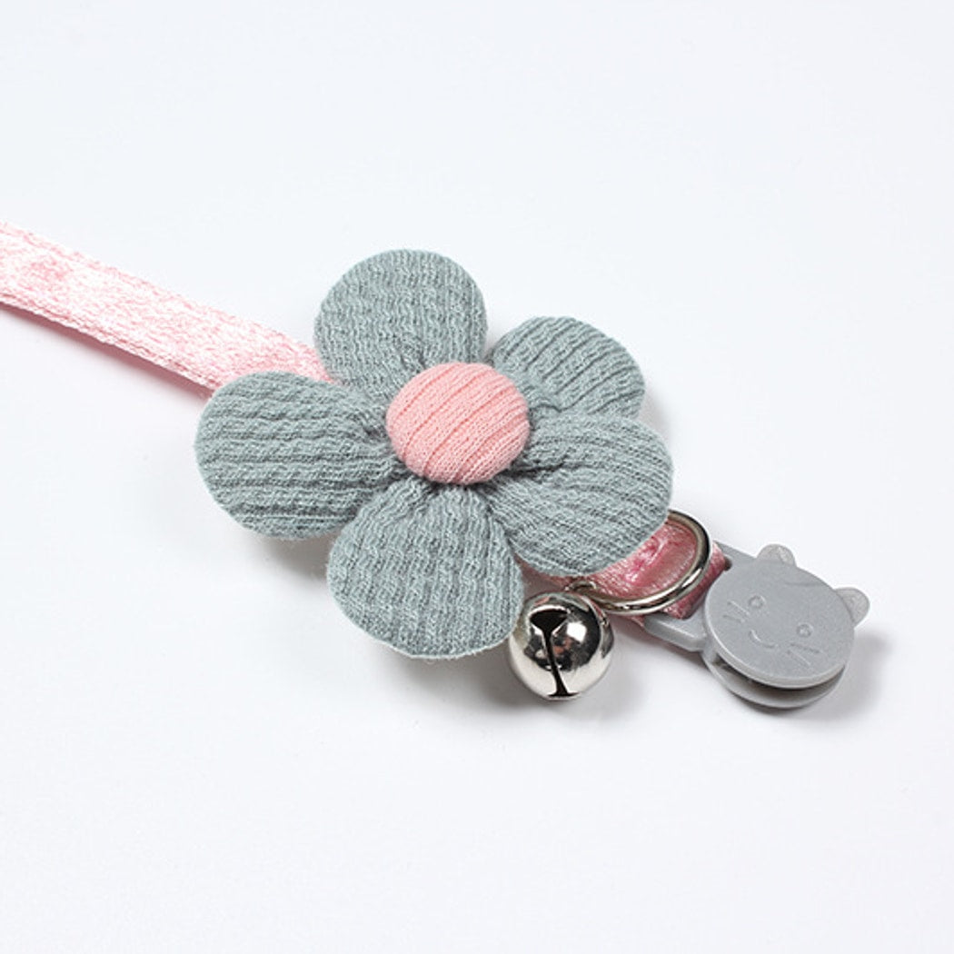 Mokka - Princess Style Flower Cat Collar with Bell