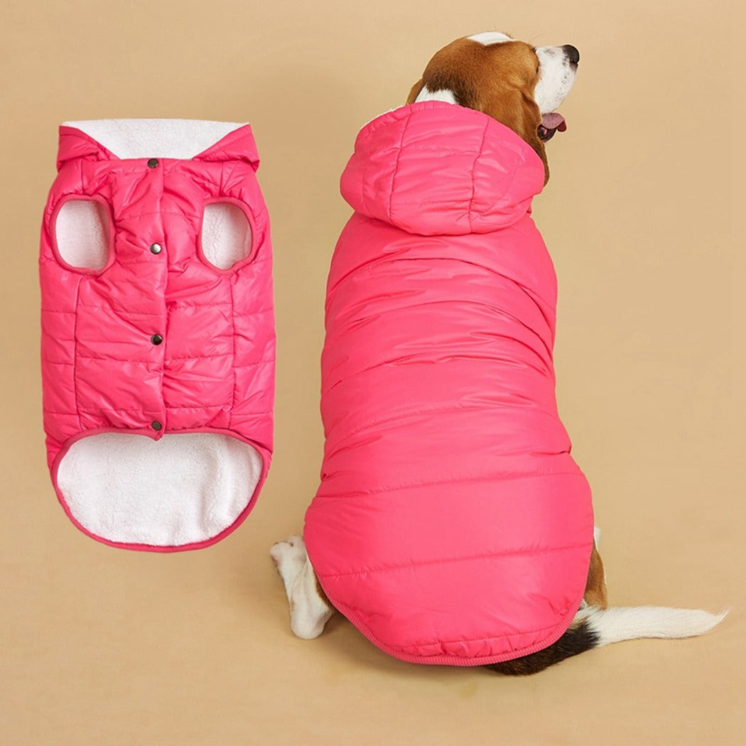 Ozzie – Puffer Hoodie Dog Coat