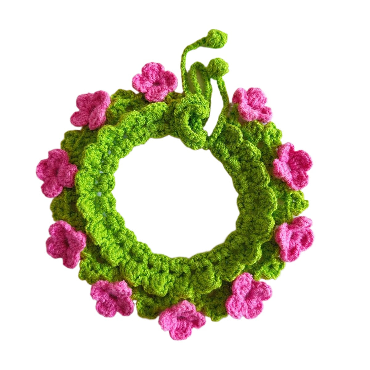 Mokka - Blooming Crochet Flower Collar