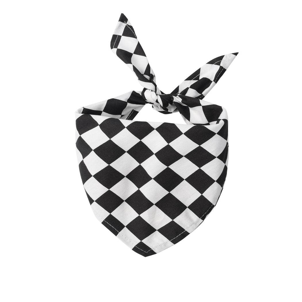 Furbud - Plaid Print Pet Triangle Bandana