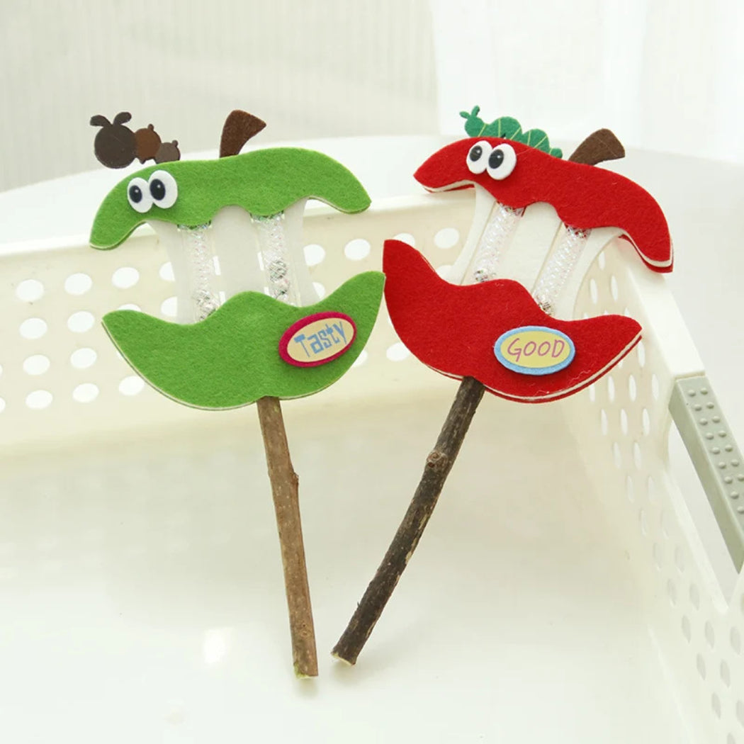Petkin - Apple Teeth Cat Teaser Wand