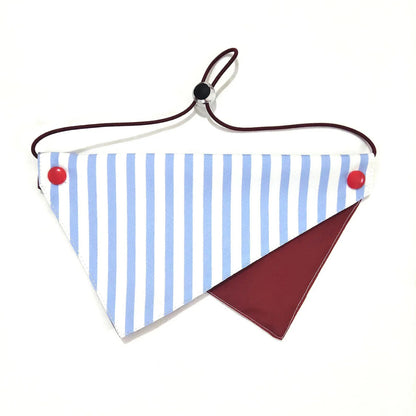 Mokka - Patterned Double-Triangle Bib Pet Neckwear