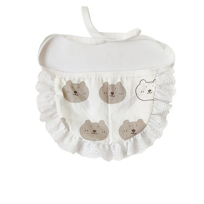 Loofie Yellow Duck Dog Bib with Lace