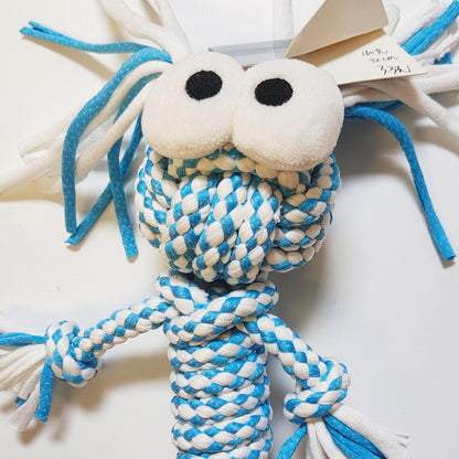 Petkin - Human-Shaped Figure with Oval Eyes Rope Dog Toy
