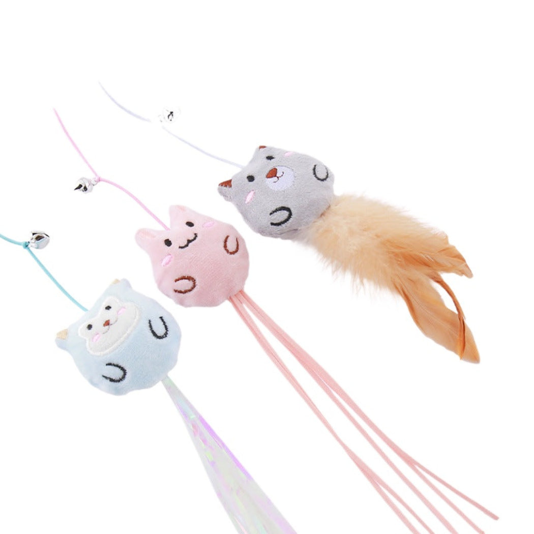 Moo - Plush Teaser Wand Cat Toy