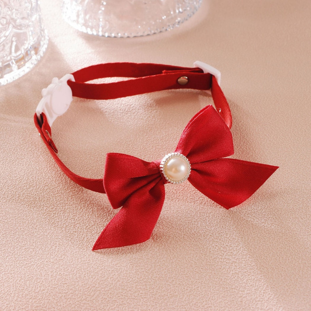 Mokka - Princess Style Bow Detail Cat Collar