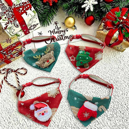 Mokka - Christmas Bandana Breakaway Pet Neckwear