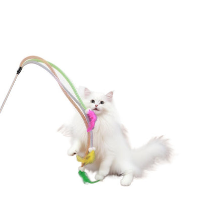 Moo - Soft Feather Wand Cat Toy
