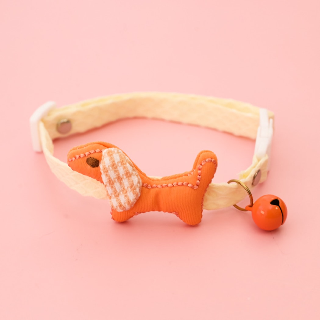 Mokka - Puppy Motif Bell Cat Collar