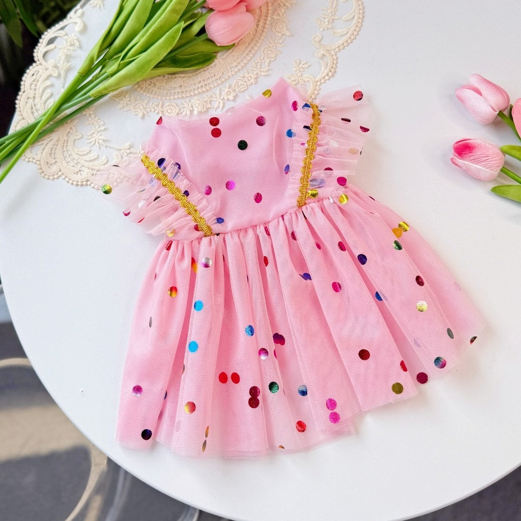 Ozzie - Polka Dot Tulle Dog Dress