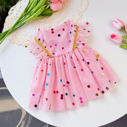 Ozzie - Polka Dot Tulle Dog Dress