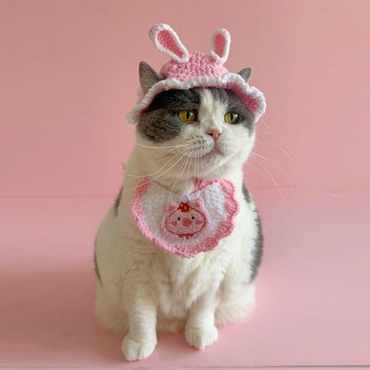 Ozzie - Tie Strap Bunny Ear Style Pet Hat