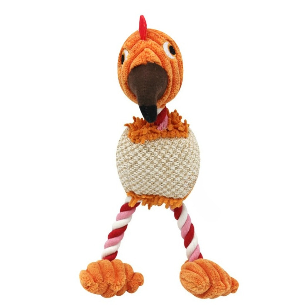 Petkin – Tropical Bird Rope Toy