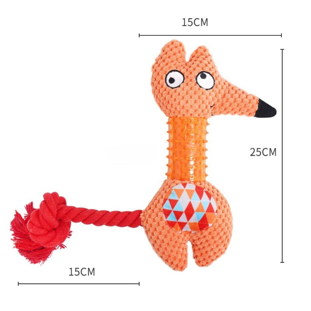 Petkin – Plush Chew Neck Animal Toy