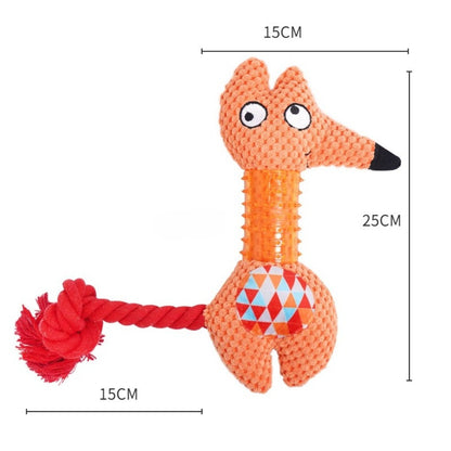 Petkin – Plush Chew Neck Animal Toy