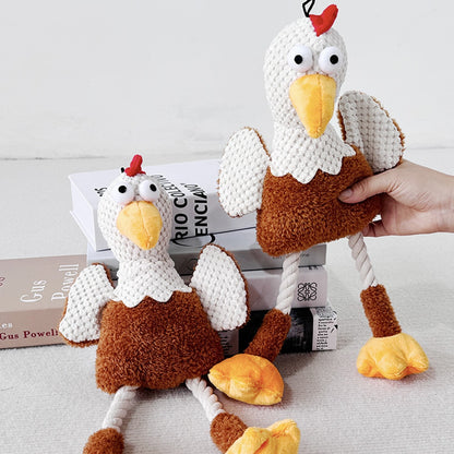 Petkin - Cartoon Animal Plush Squeaky Dog Toy