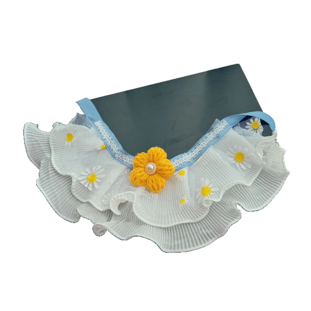 Mokka - Lace-Look Bib Pet Neckwear