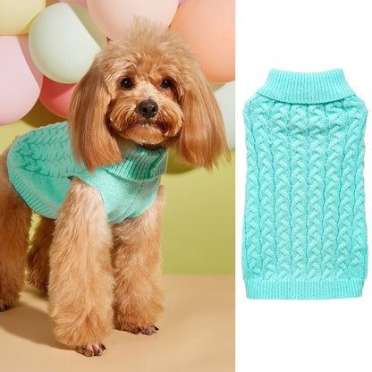 Ozzie - Cable Knit Pullover Dog Sweater Vest