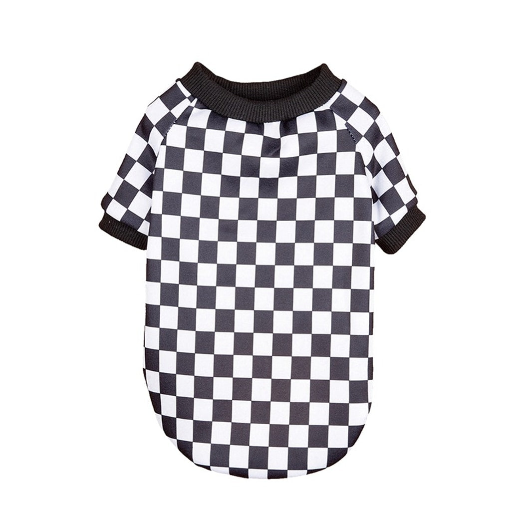 Ozzie - Checkerboard Print Pullover Pet T-Shirt