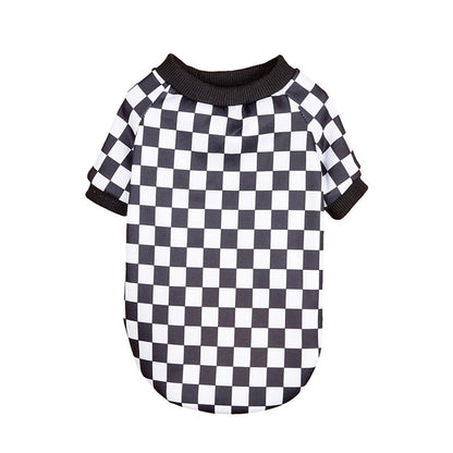 Ozzie - Checkerboard Print Pullover Pet T-Shirt