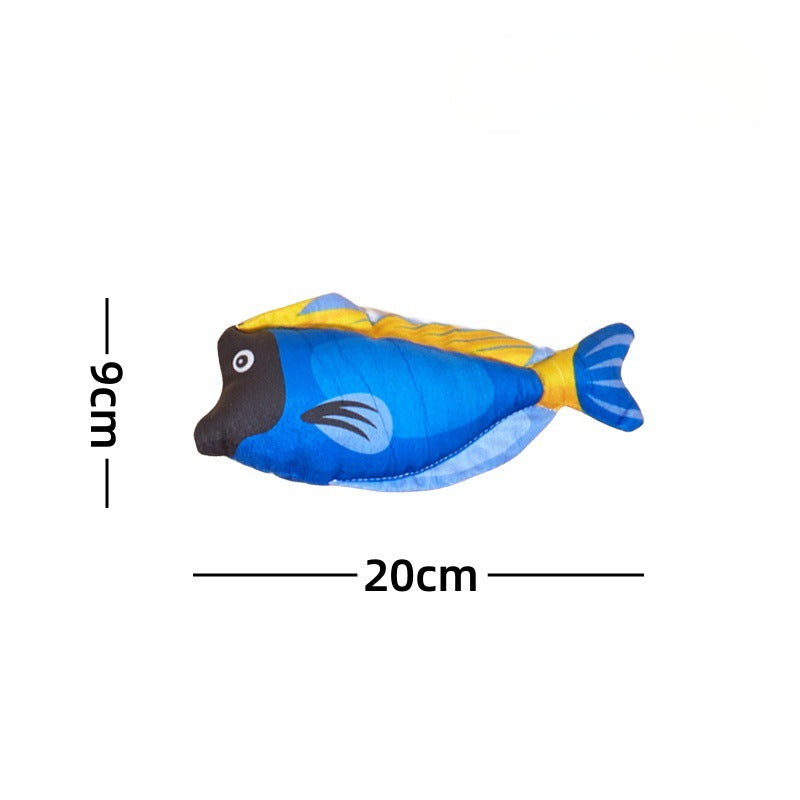 Moo - Deep Sea Fish Series Catnip Toy with Crinkle Paper