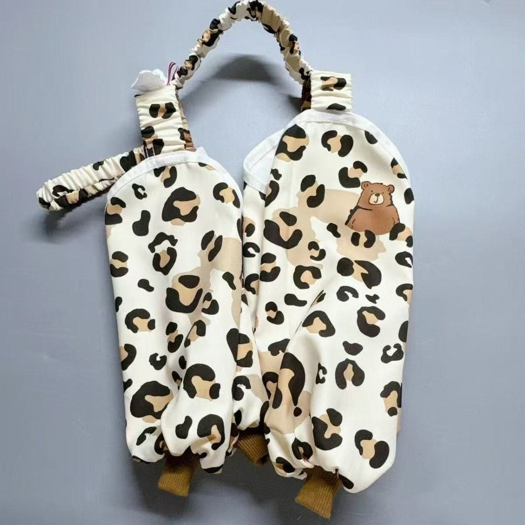 Ozzie - Leopard Print Dog Pants with Leg Covers