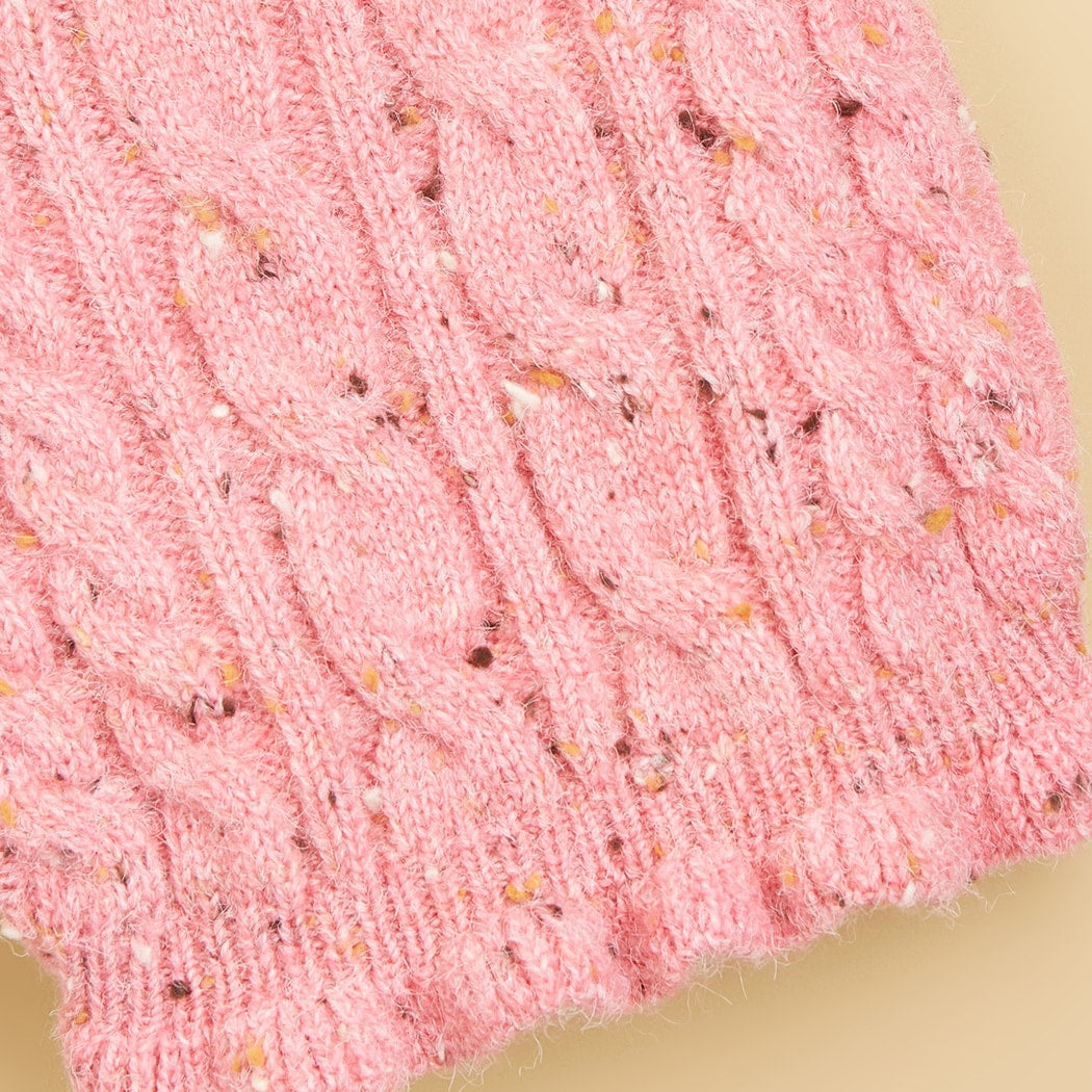 Ozzie - Cable Knit High Neck Dog Sweater Apparel