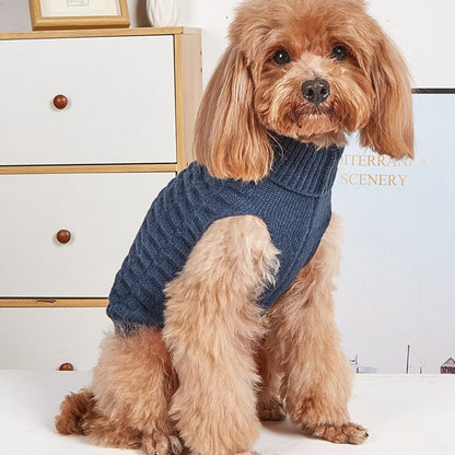 Ozzie - Dog and Cat Sweater with Ribbed Collar