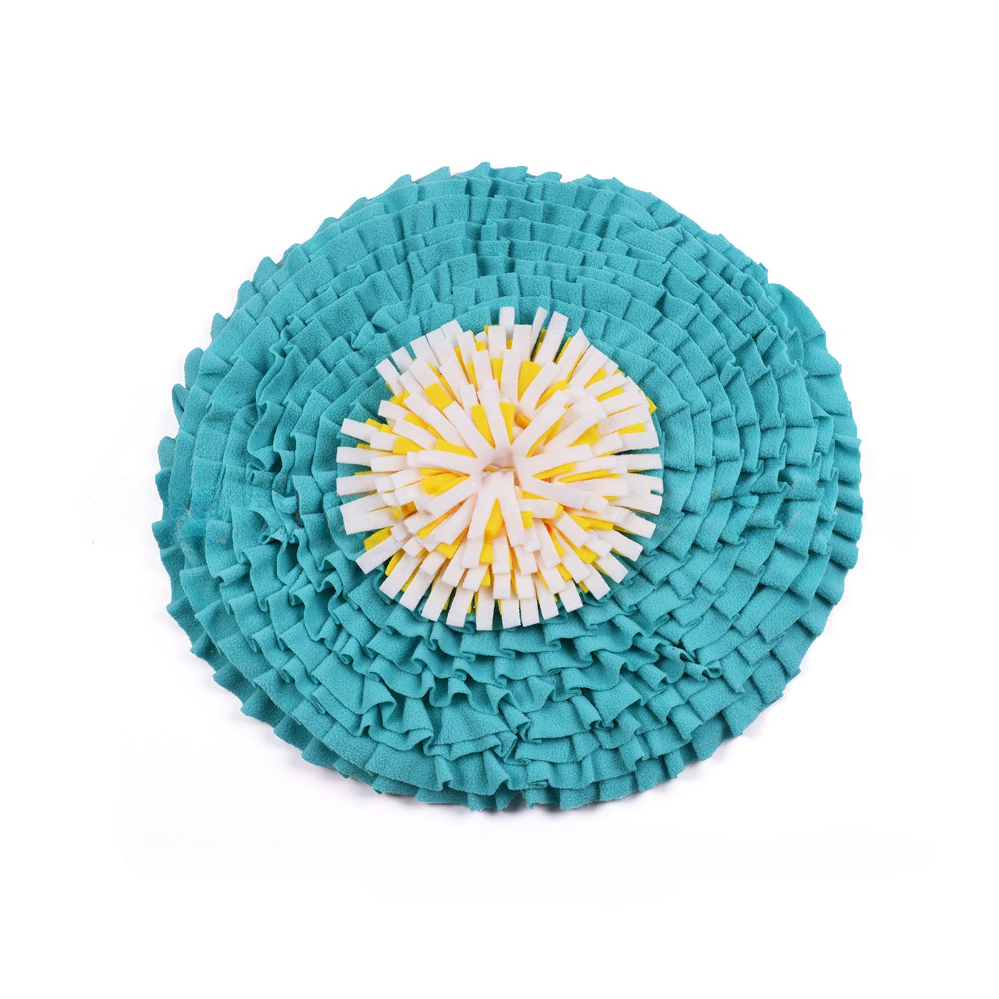 Snuffy - Lake Blue Round Pet Snuffle Mat