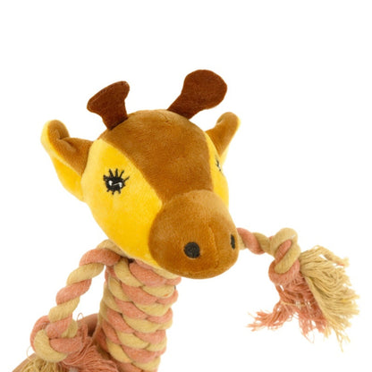 Petkin - Plush Animal Rope Dog Toy