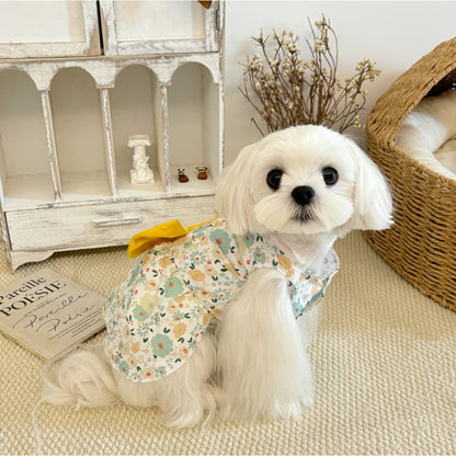Ozzie - Floral Bow Dress for Dogs and Cats Dress