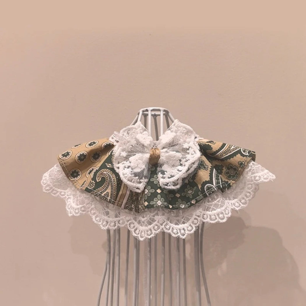 Mokka - Small Floral Pet Bib