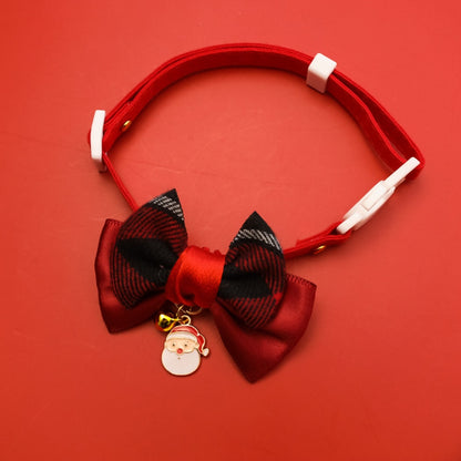 Christmoo - Christmas Bow Pattern Cat Collar