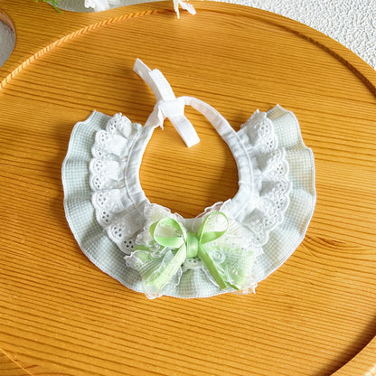 Mokka - Decorative Lace Bow Pet Collar